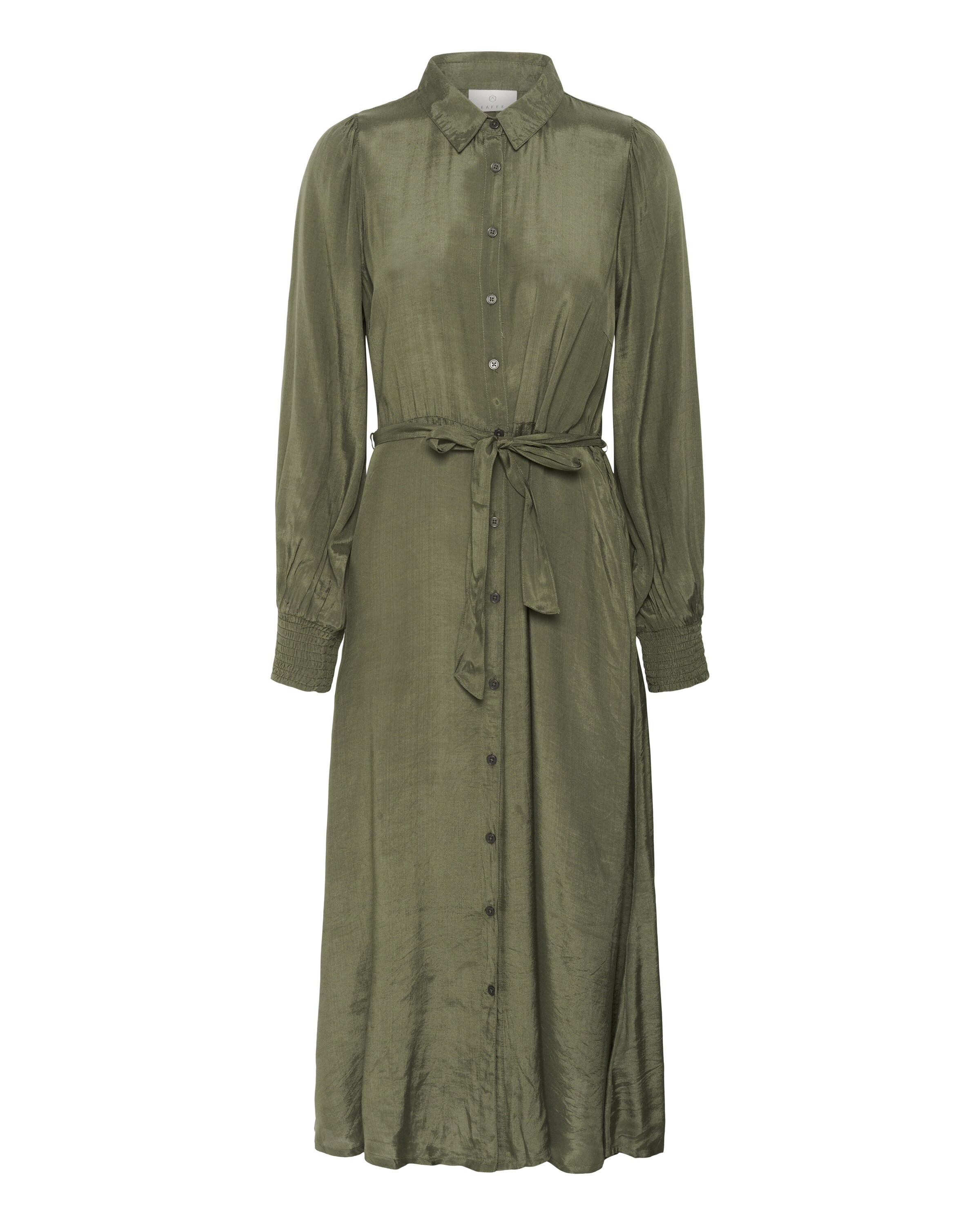 Kaffe Kleid  'Pollie' in Grün: Vorderseite