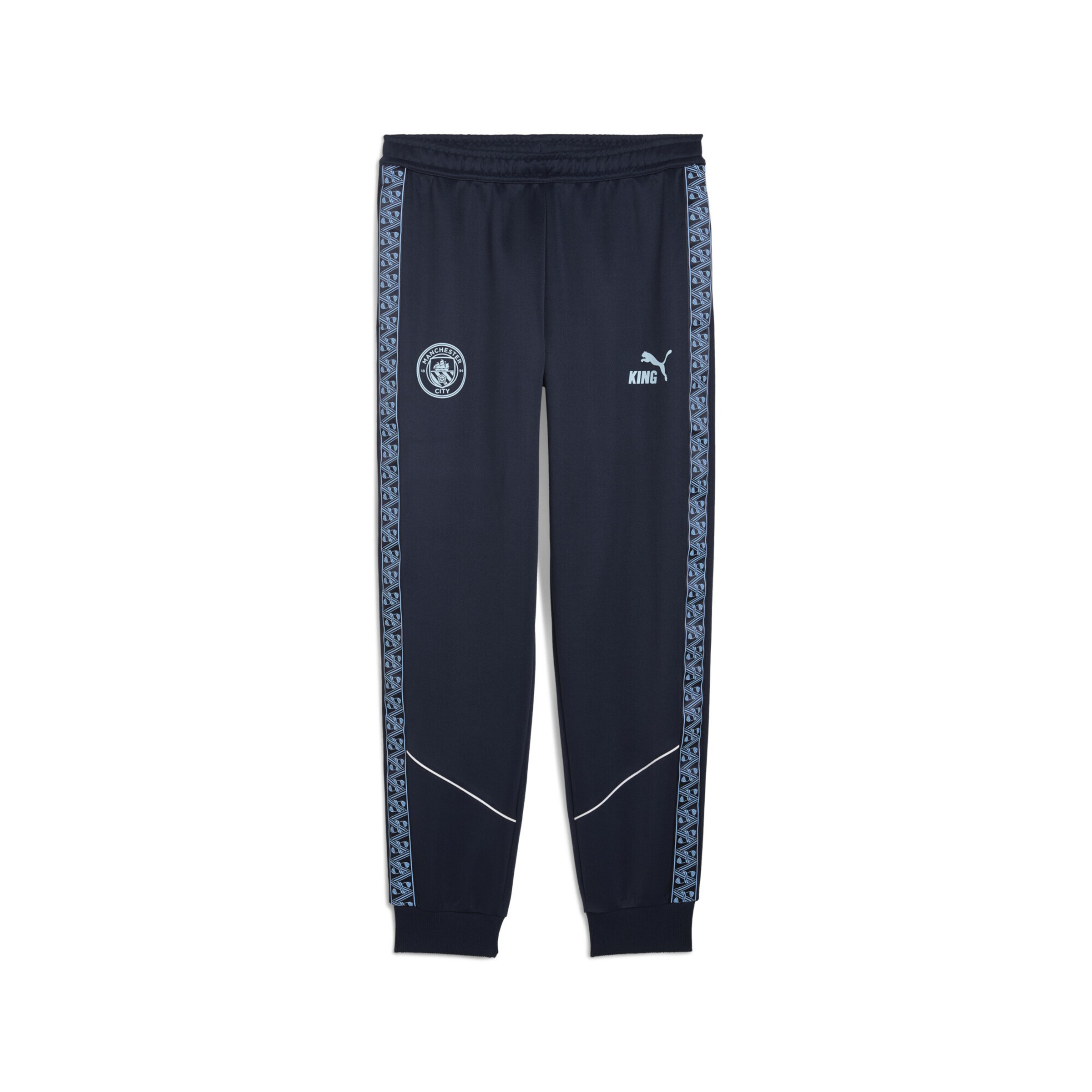 PUMA Tapered Sports trousers 'Manchester City King Anthem' in Blue: front