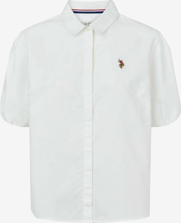 U.S. POLO ASSN. Tričko 'UWIrma' – bílá: přední strana