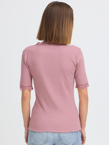 Oxmo - Camiseta ' OXNSuna Lace ' en rosa