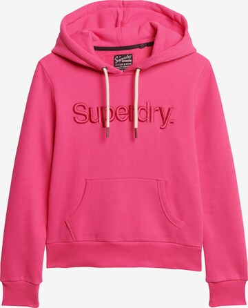 Superdry Sweatshirt in Pink: predná strana