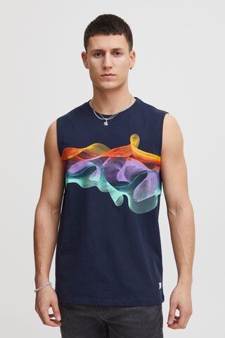 !Solid - Camisa 'Pedros' em azul: frente
