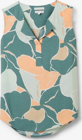 TOM TAILOR - Blusa em verde: frente