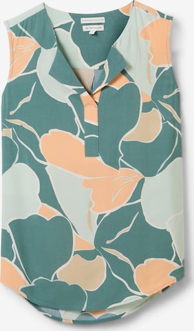 TOM TAILOR Blouse in Groen: voorkant