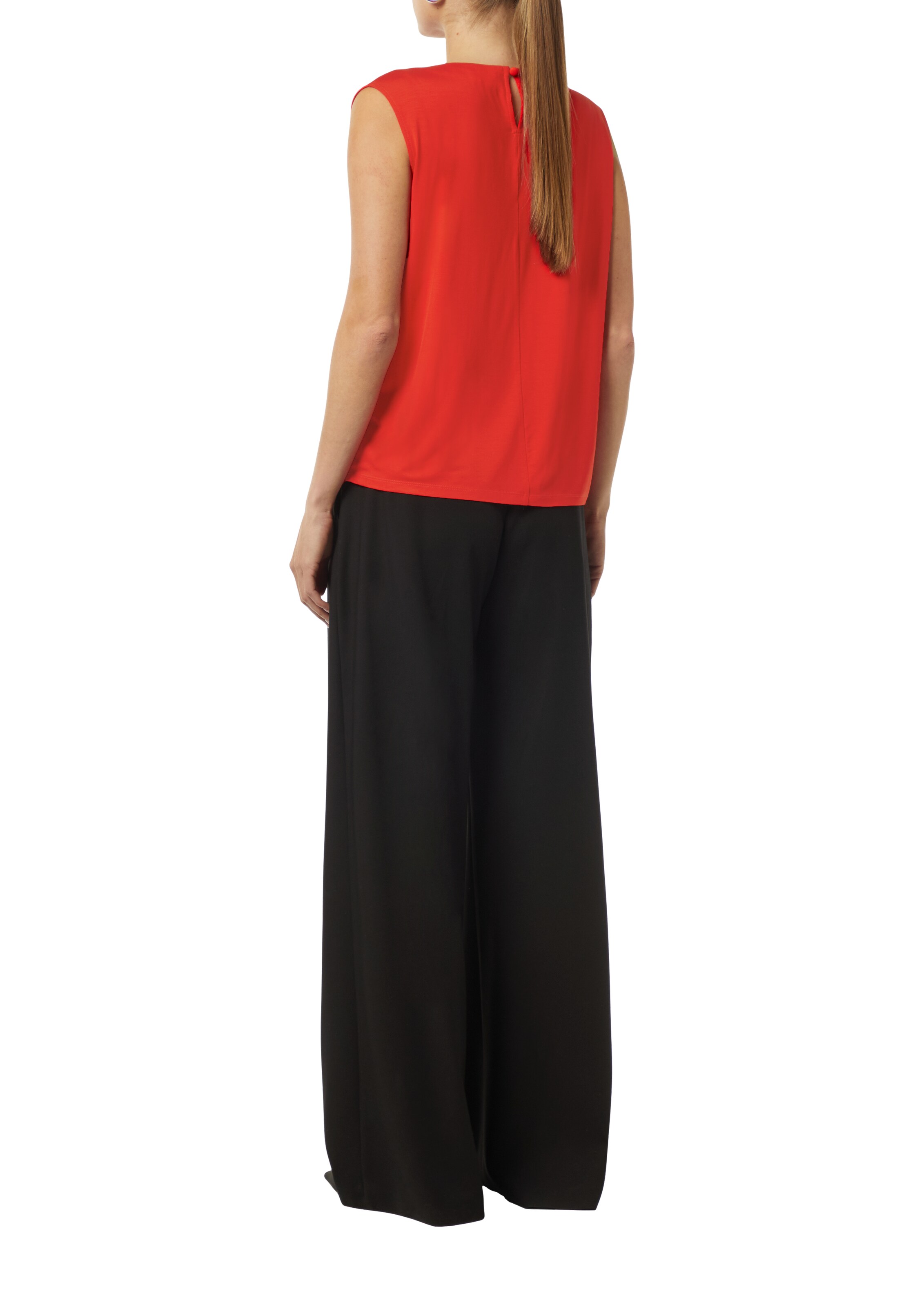 Chemisier COMMA en rouge : derrière