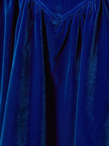 Bershka Koktejl obleka | modra barva