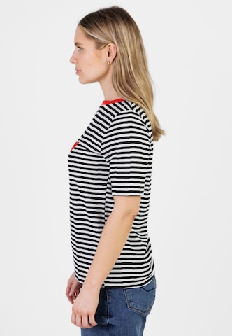 Kleinigkeit Shirt 'Fru' in Zwart