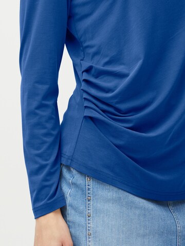 PULZ Jeans - Camisa 'Lippa' em azul