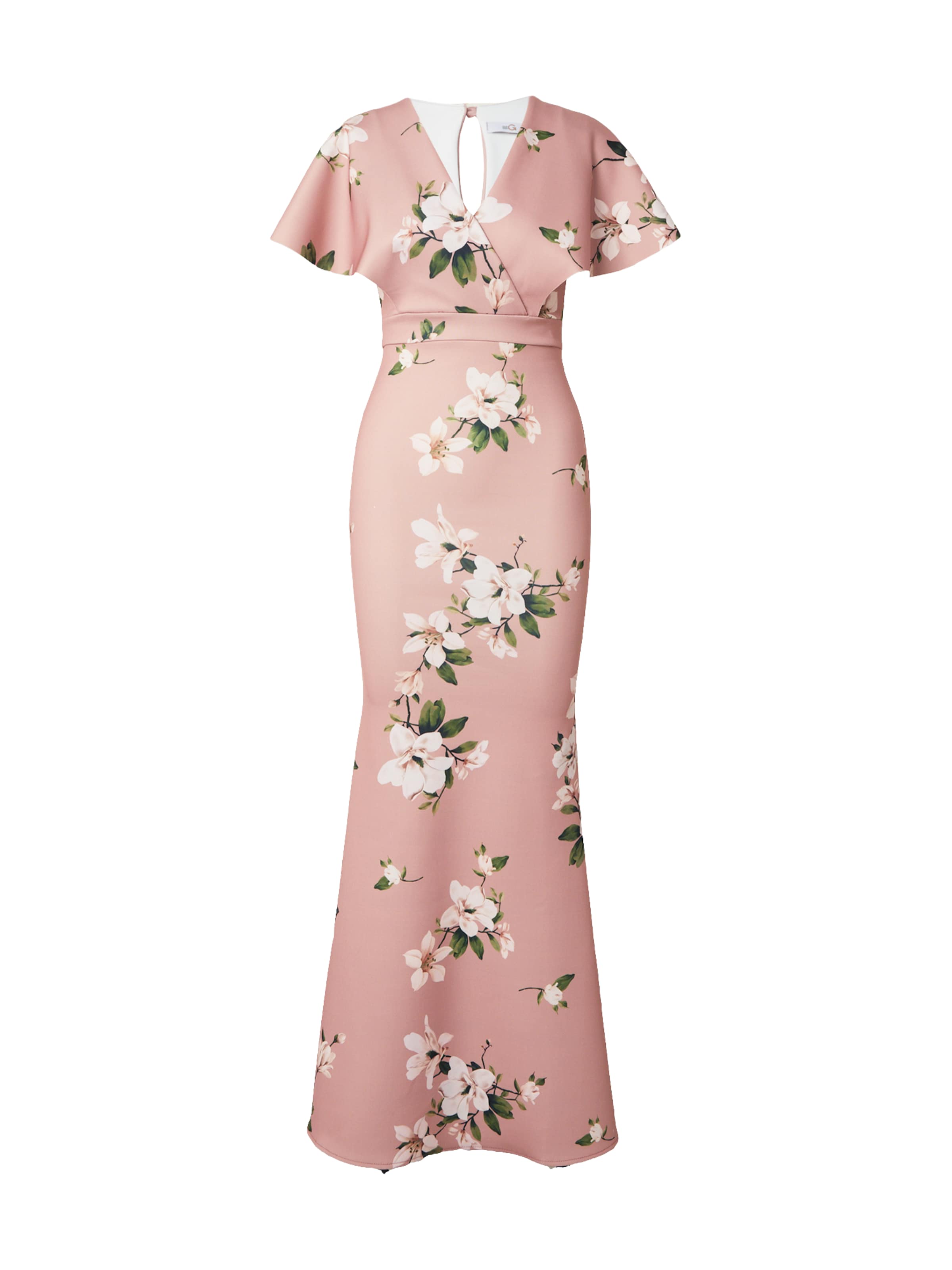 WAL G. Kleid 'SASHA' in 34 in grün / dunkelgrün / rosa / weiß, Produktansicht