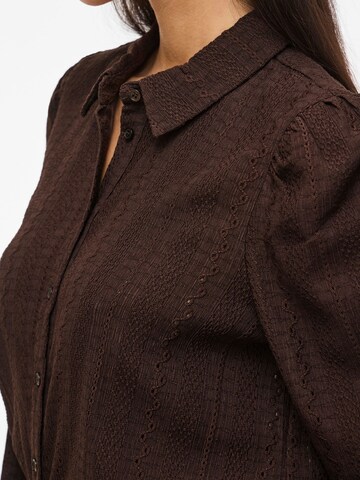 VILA Blouse 'VIZania' in Brown