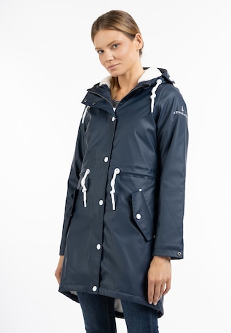 DreiMaster Maritim Between-Seasons Parka in Blue: front