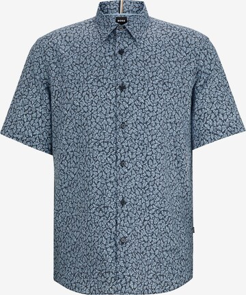 BOSS Regular fit Button Up Shirt 'S-LIAM' in Blue: front