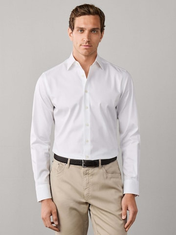 Hackett London Slim Fit Hemd in Weiß: Vorderseite