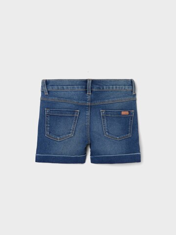 NAME IT Slimfit Shorts 'Salli' in Blau