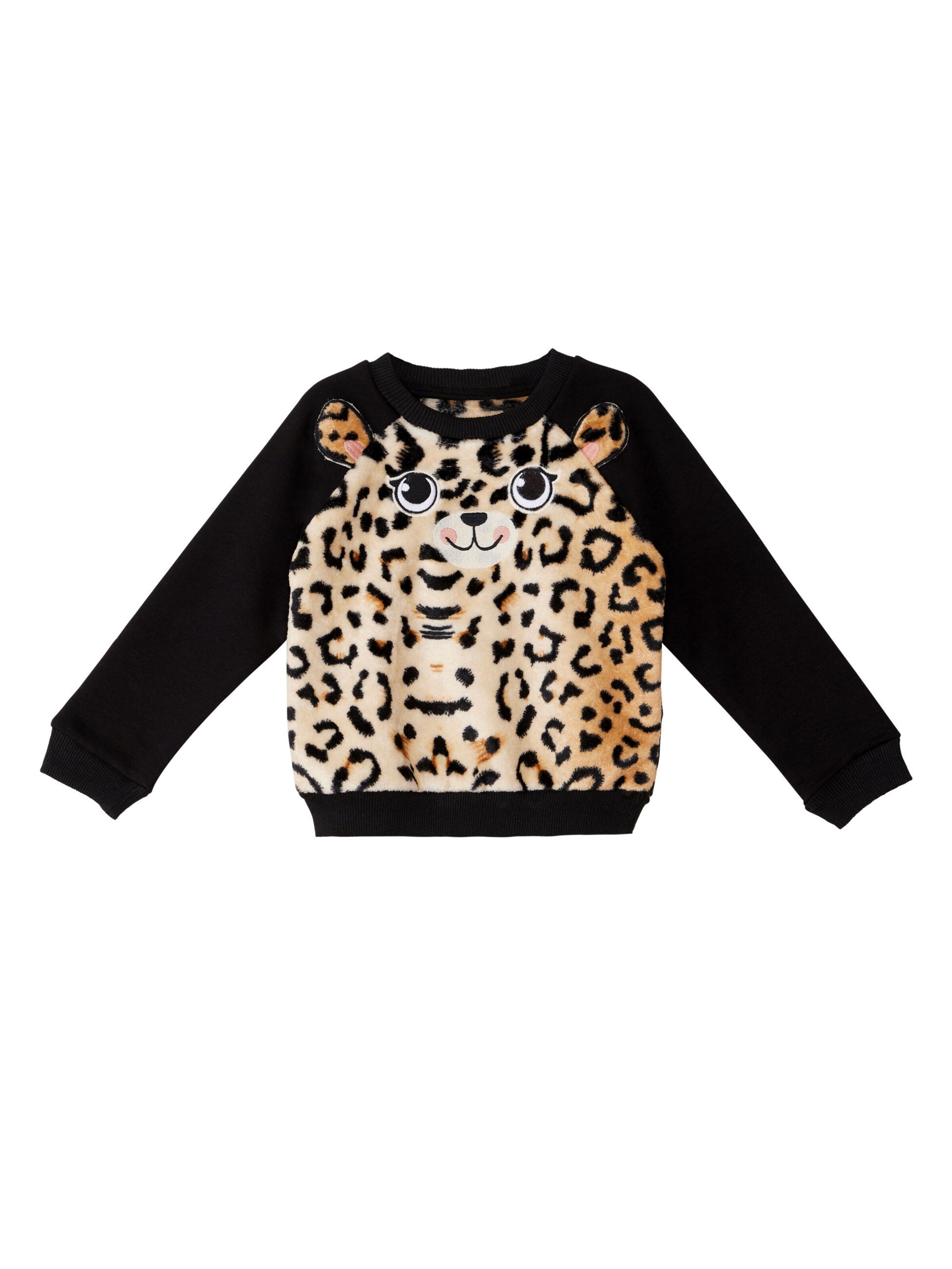Denokids Tracksuit 'Plush Leopard' in Mixed colors
