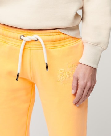 Superdry Wide leg Pants in Orange