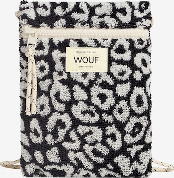 Wouf Smartphonehoesje 'Terry Towel' in Zwart: voorkant