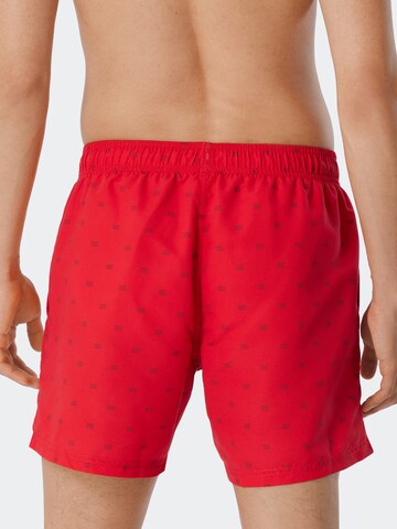 Shorts de bain ' Aqua ' SCHIESSER en rouge