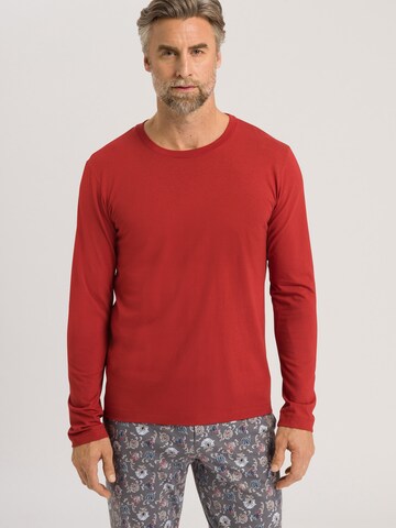 Hanro Shirt in Rood: voorkant