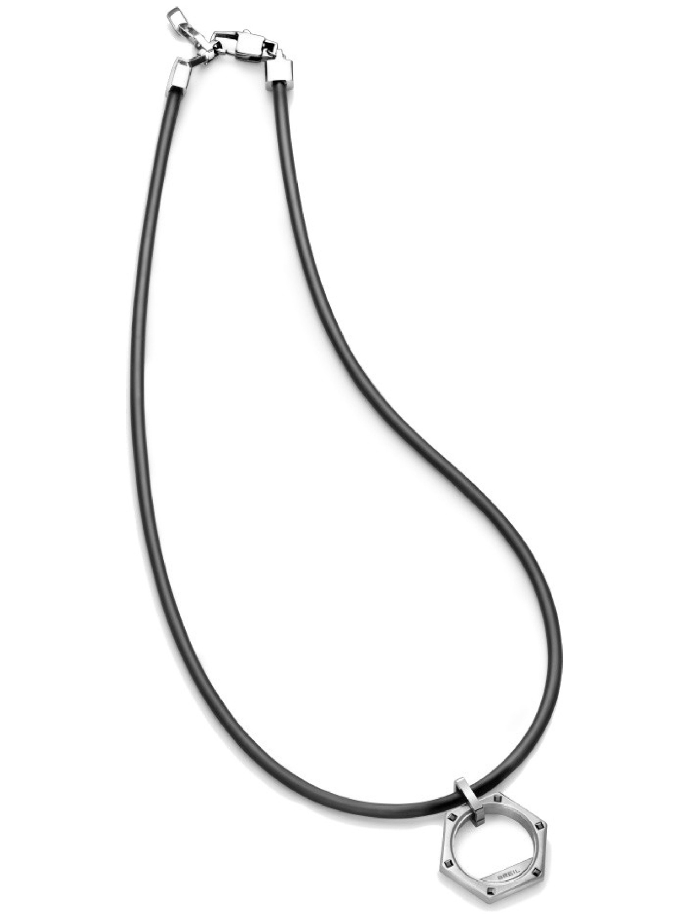 Breil Necklace in Black: front