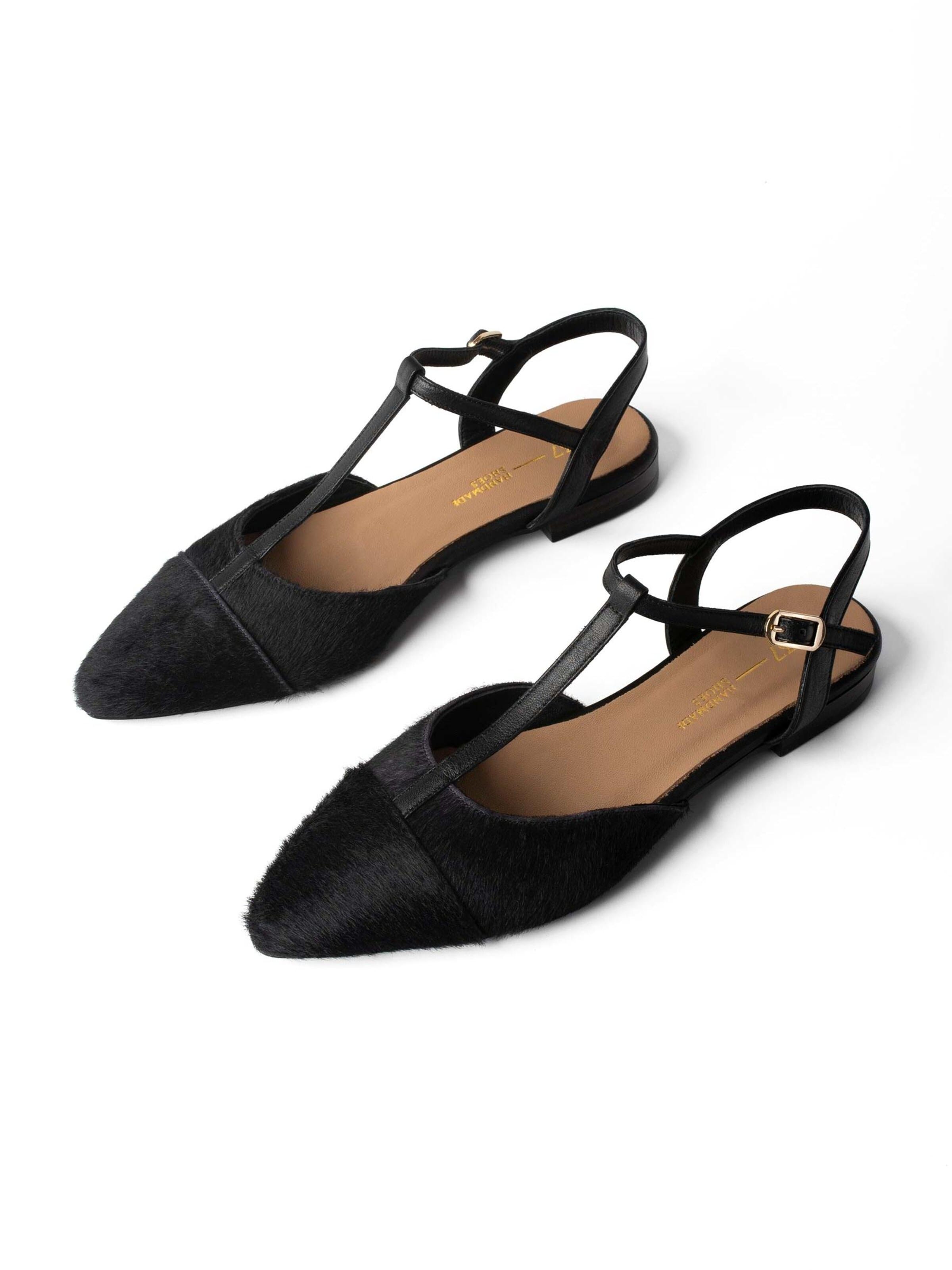 L37 HANDMADE SHOES - Sapato Slip-on 'A KISS BEFORE DAWN' em preto