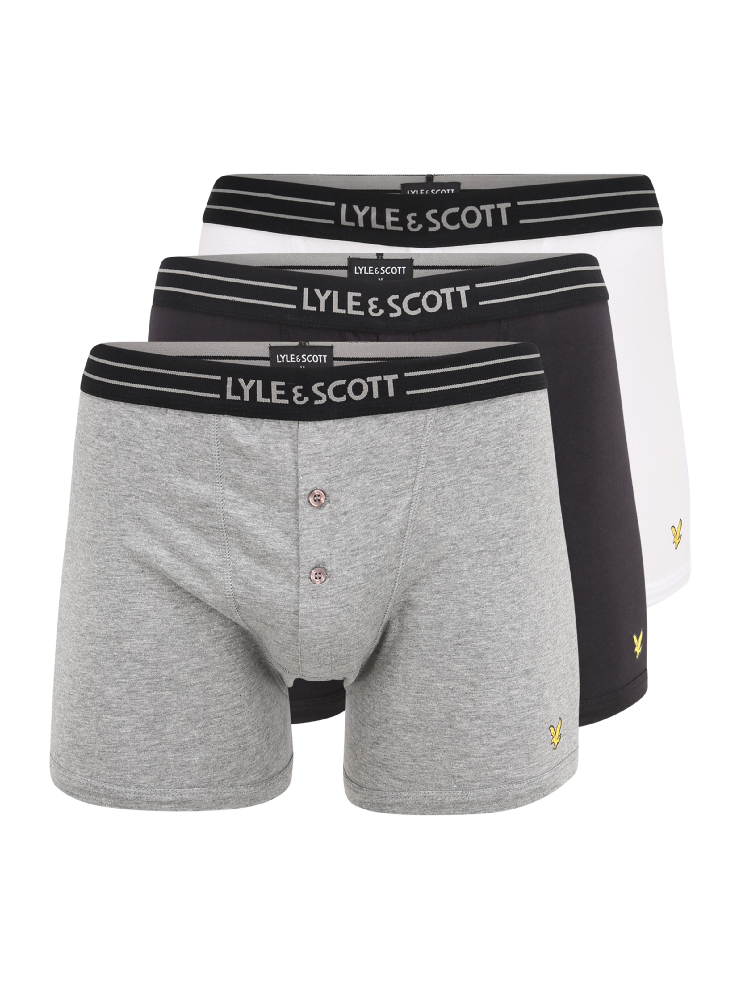 Boxers 'Lewis' Lyle & Scott en mélange de couleurs : devant