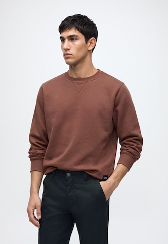 Vintage Industries Sweatshirt 'Greeley' in Brown