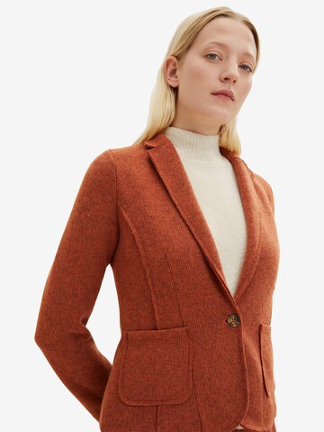 TOM TAILOR Blazer in Orange