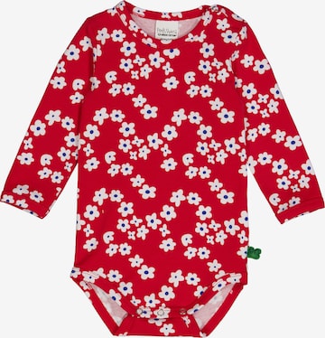 Fred's World by GREEN COTTON Romper/Bodysuit 'Langarm' in Red: front