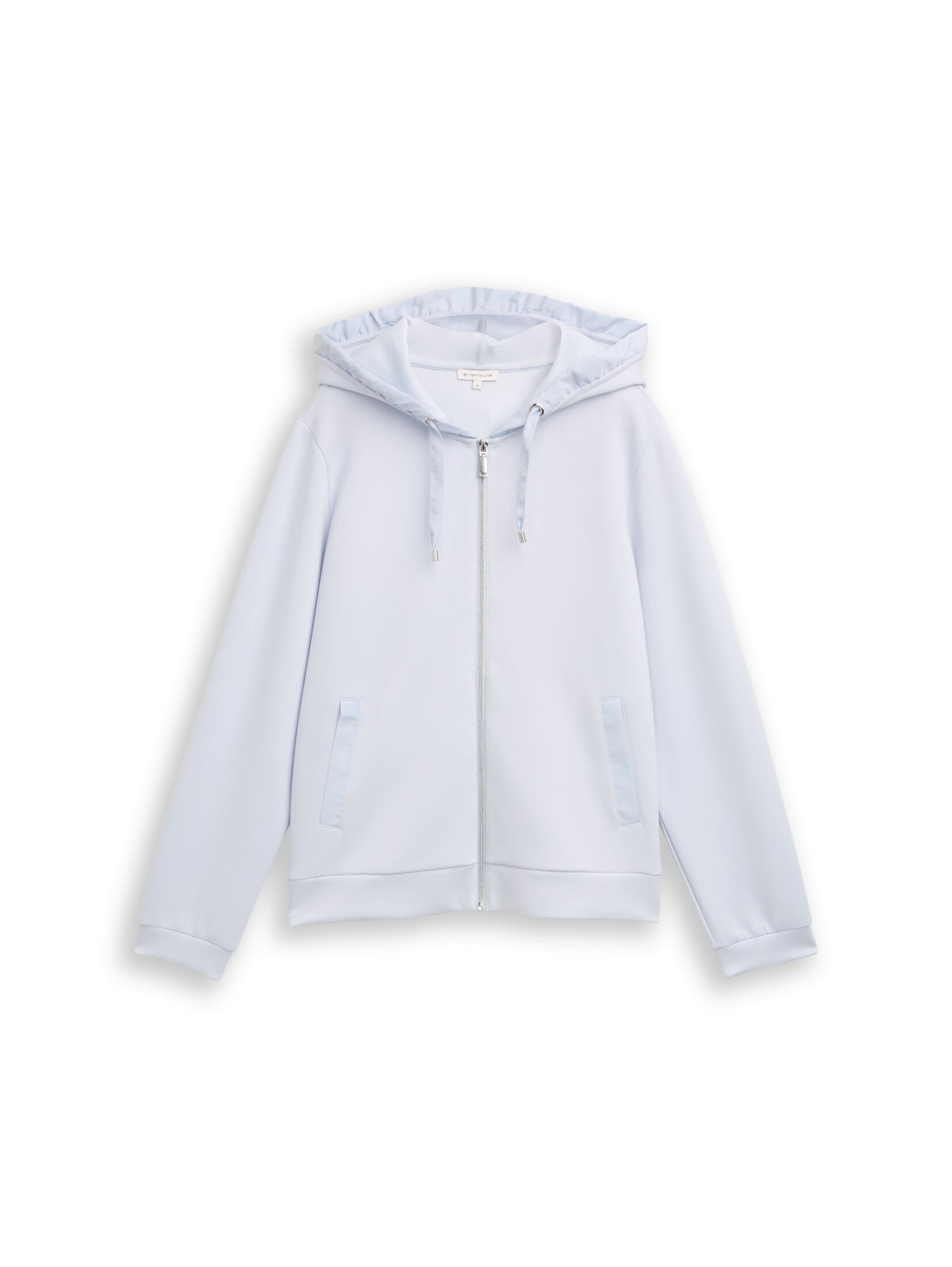 TOM TAILOR Sweatjacke in Blau: Vorderseite