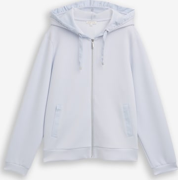 TOM TAILOR Sweatjacke in Blau: Vorderseite