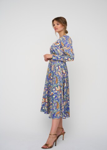 Robe de cocktail KLEO en bleu