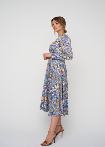 Robe de cocktail KLEO en bleu