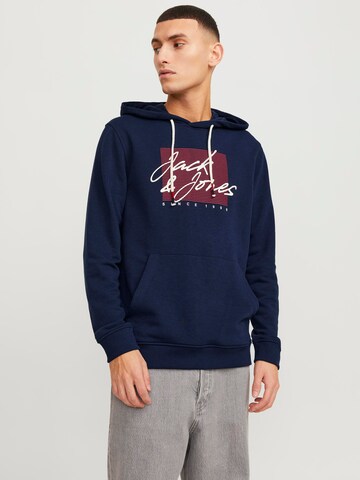 Sweat-shirt 'Zuri' JACK & JONES en bleu : devant