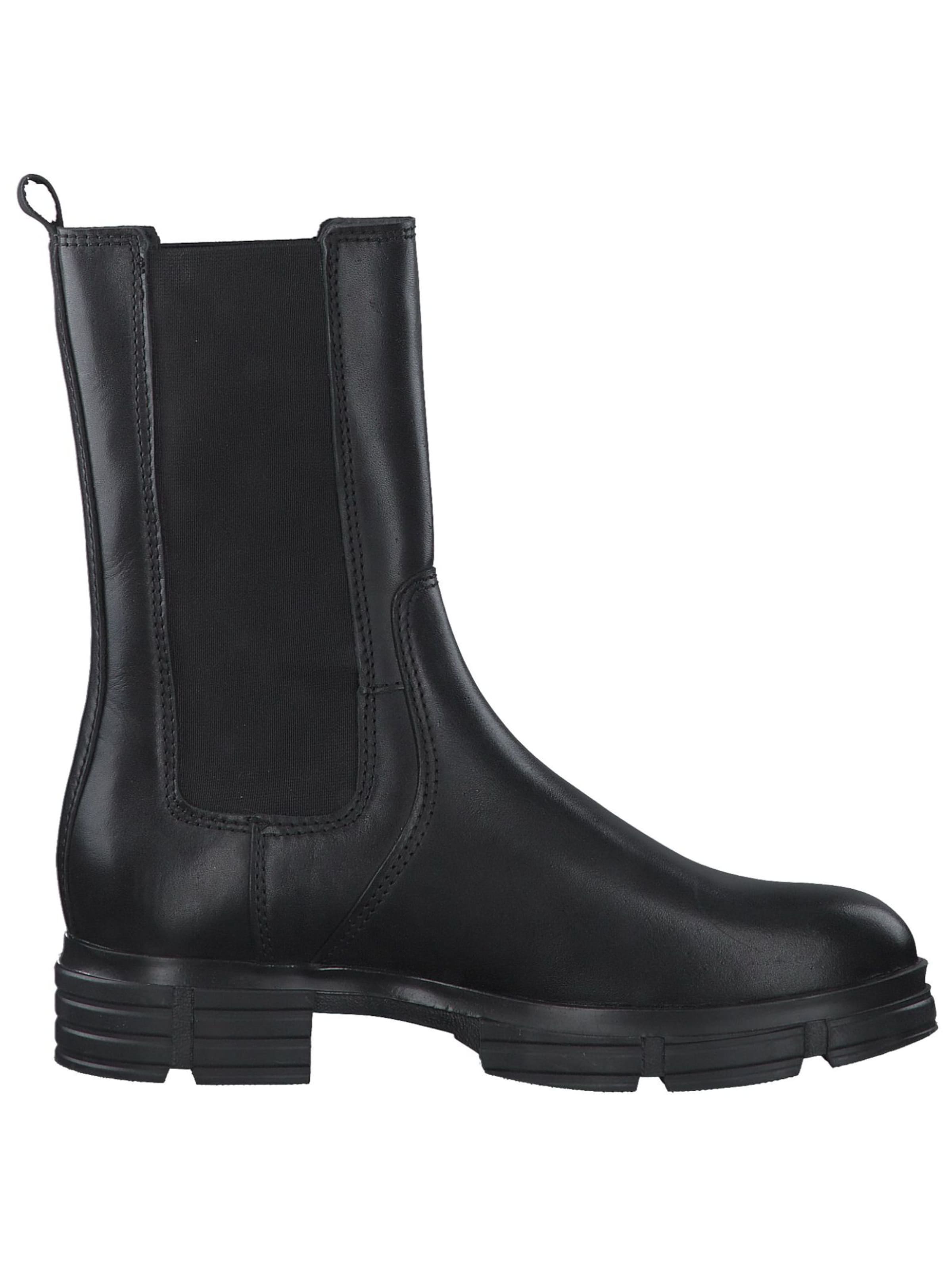 s.Oliver Chelsea boots in Zwart