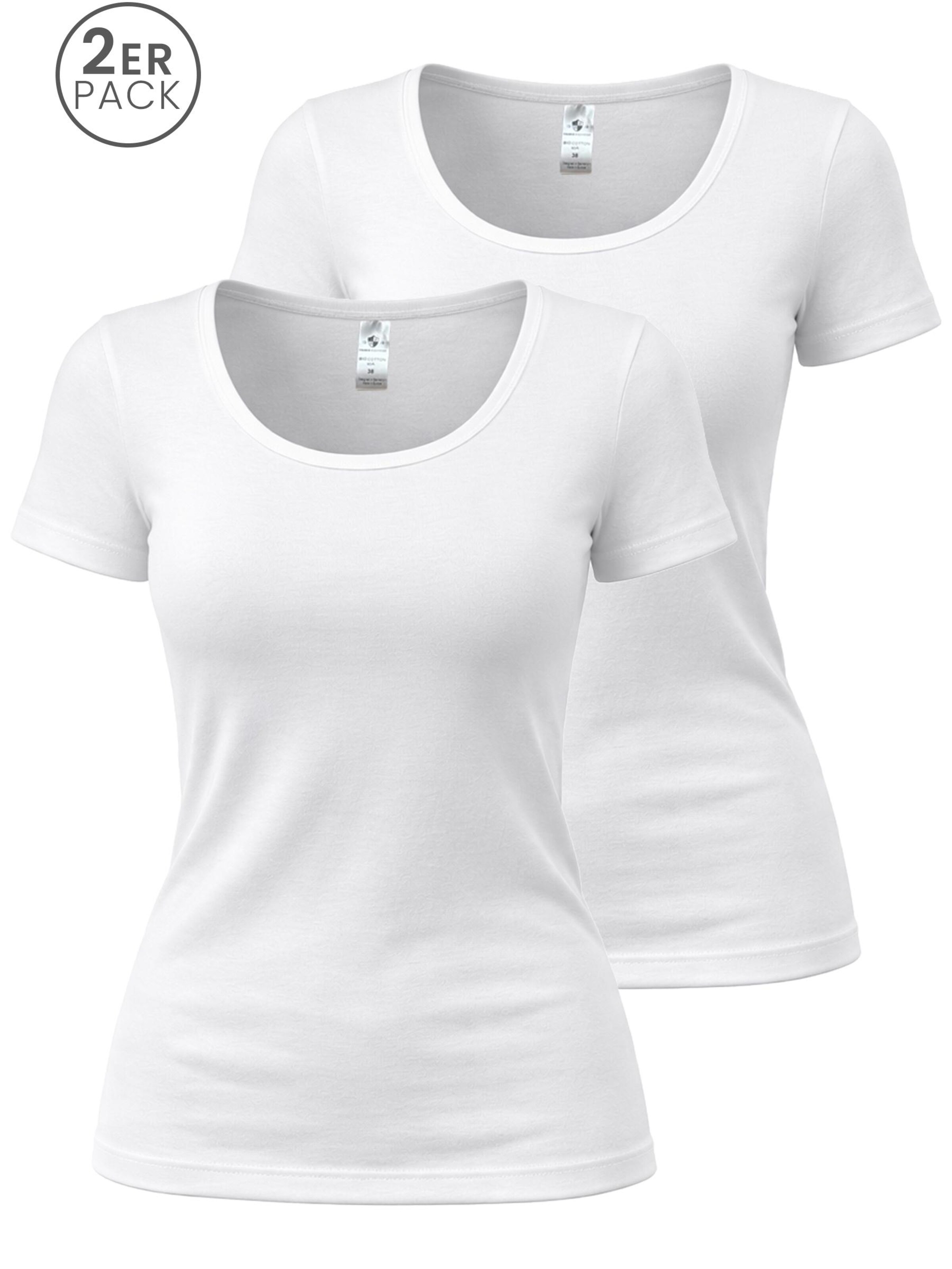 Haasis Bodywear Unterhemd 'CLASSIC'‌‌‌‌‌‌‌‌ in Weiß: Vorderseite