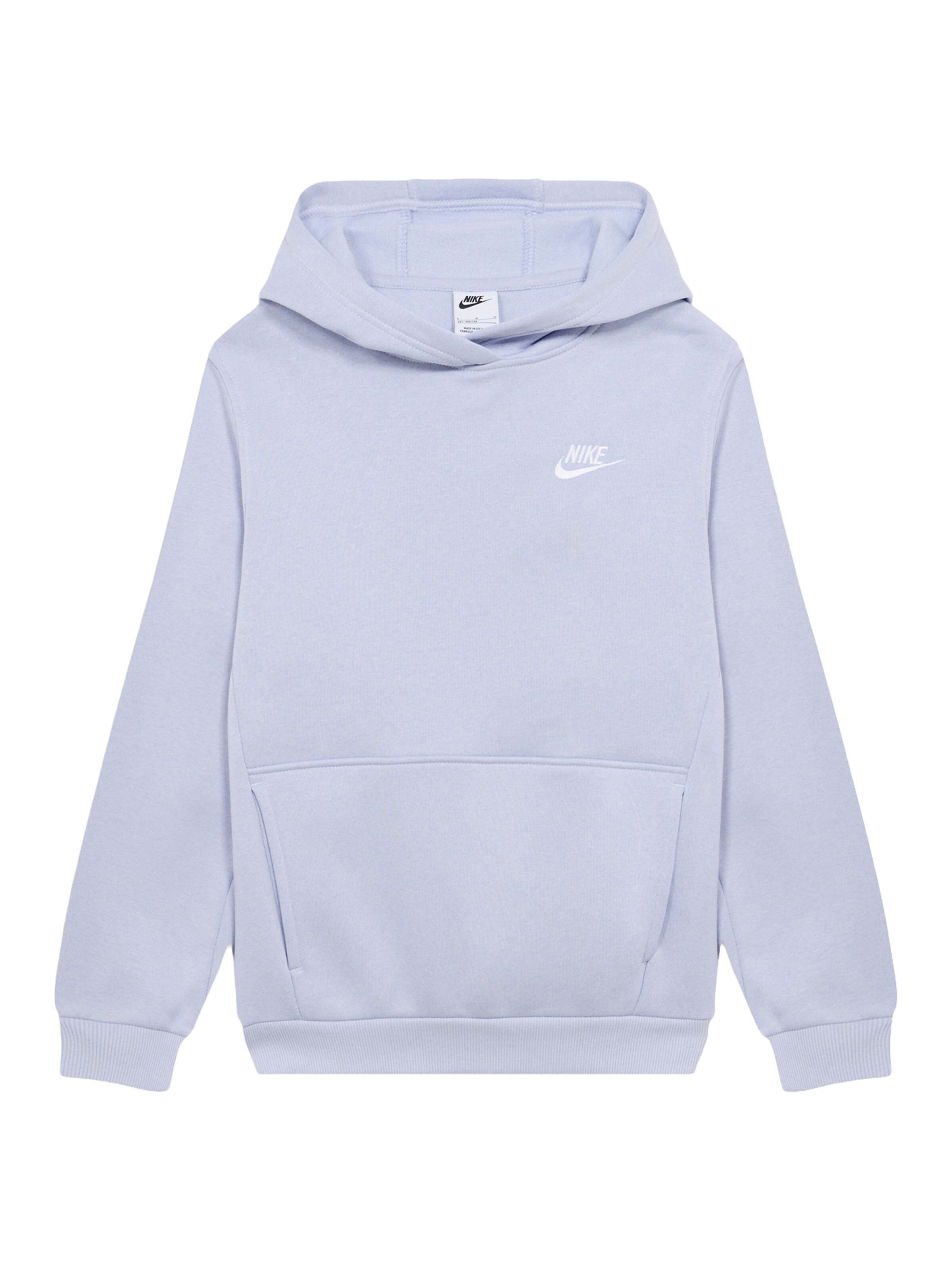 Nike Sportswear Sweatshirt 'Club FLC' in Grijs: voorkant
