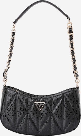Geantă de umăr 'ALDINA TOP ZIP SHOULDER BAG' GUESS pe auriu / negru, Vizualizare produs