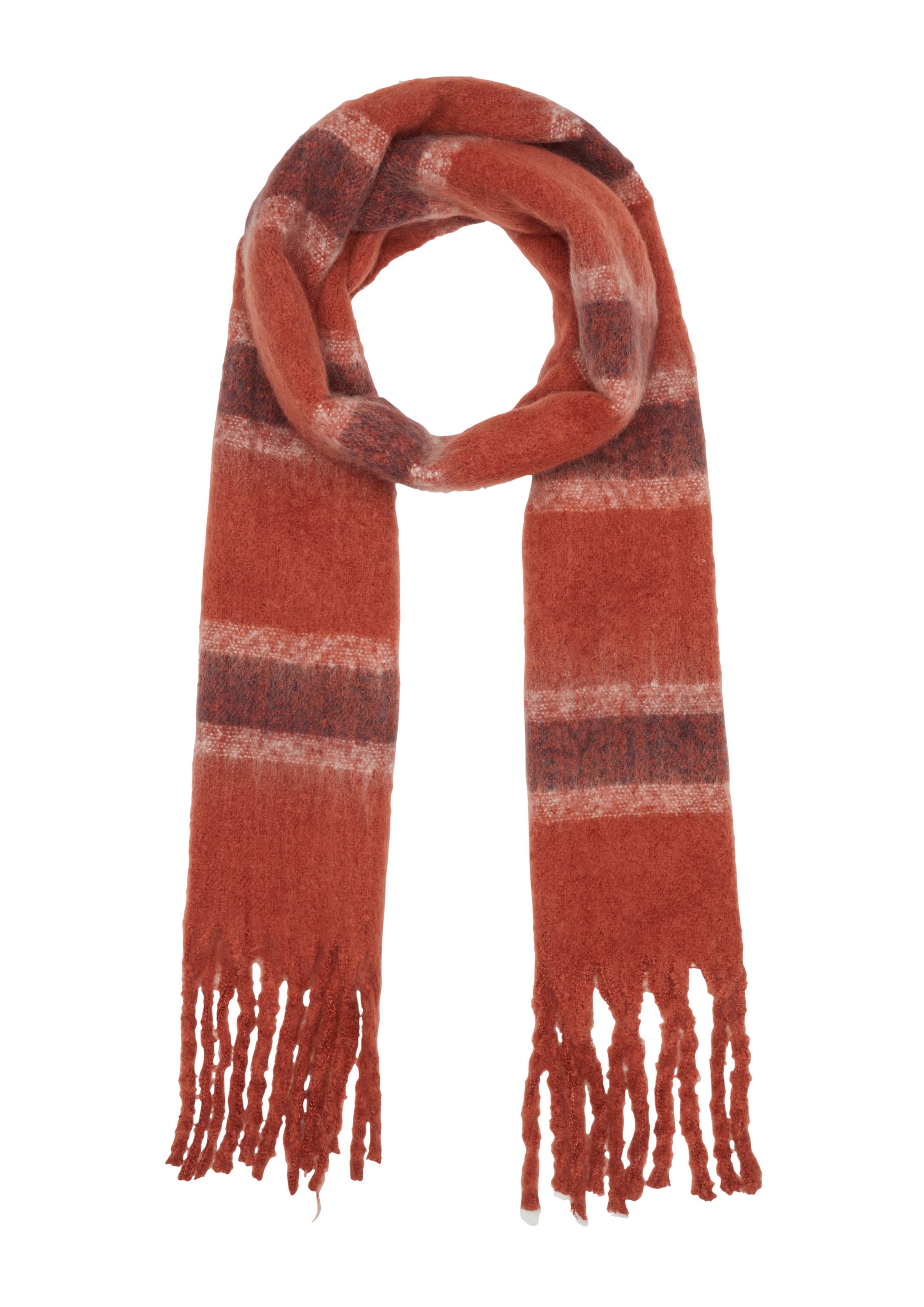 QS Scarf in Red: front