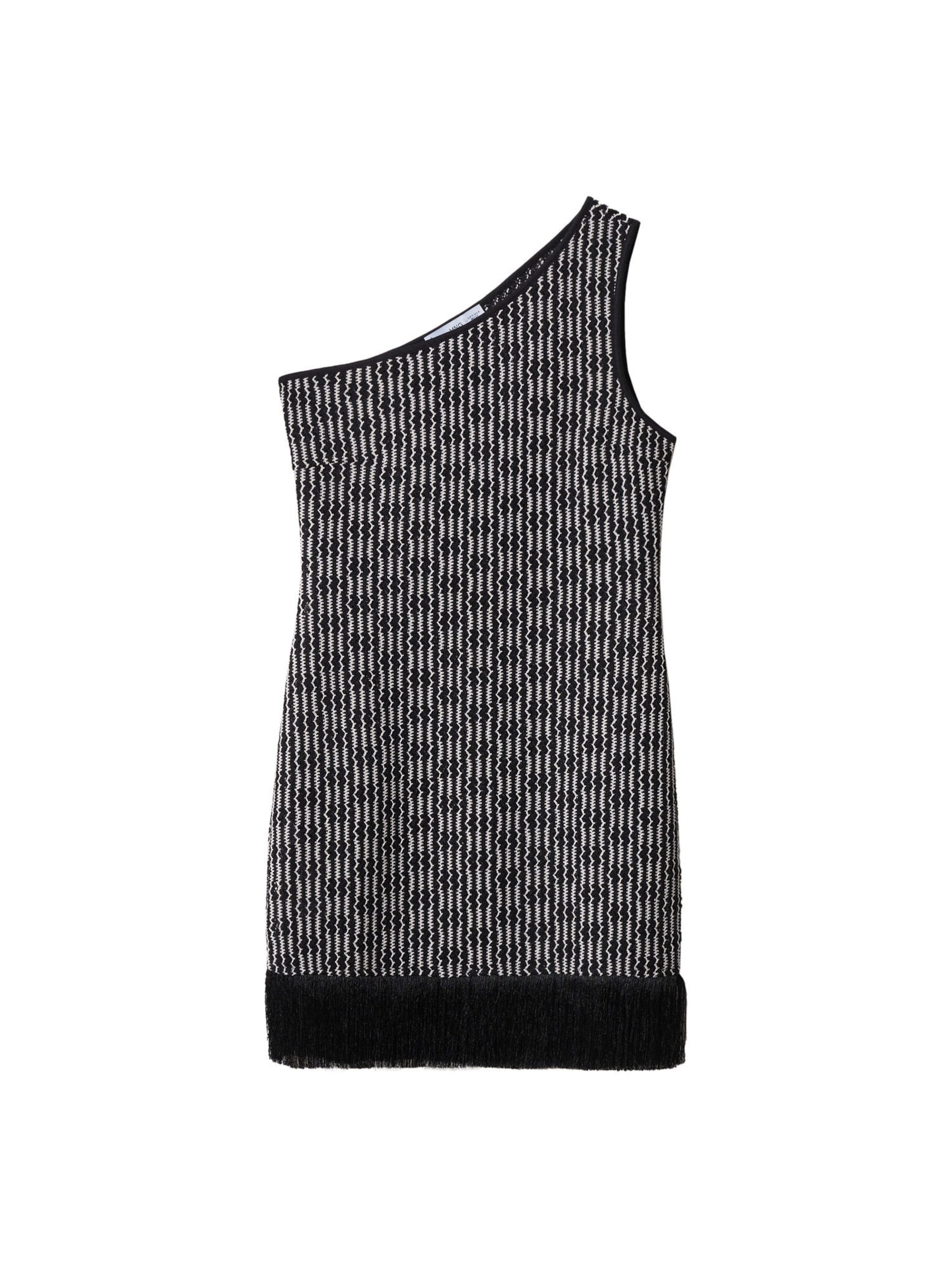 MANGOHaljina 'RUSTI' - crna boja: prednji dio