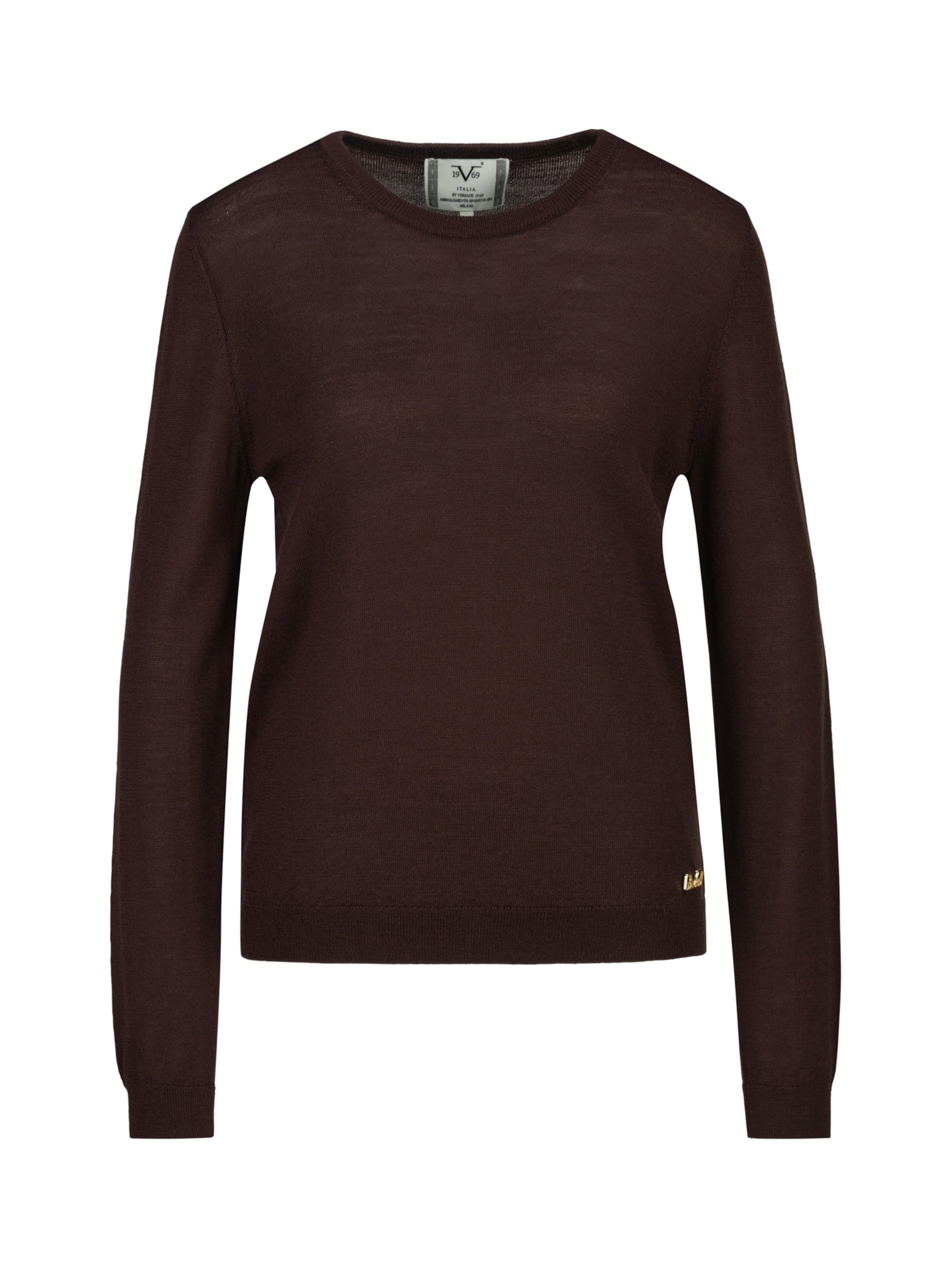 19V69 ITALIA Sweater 'Gina' in Brown: front