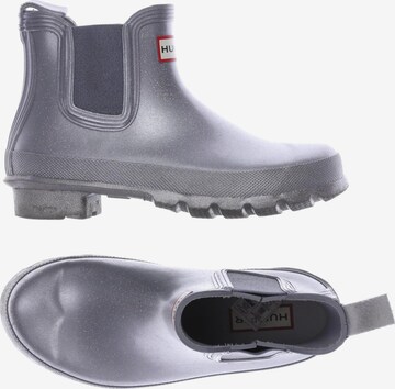 HUNTER Dress Boots in 36 in Grey: front