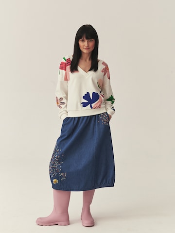 TATUUM Majica | bela barva