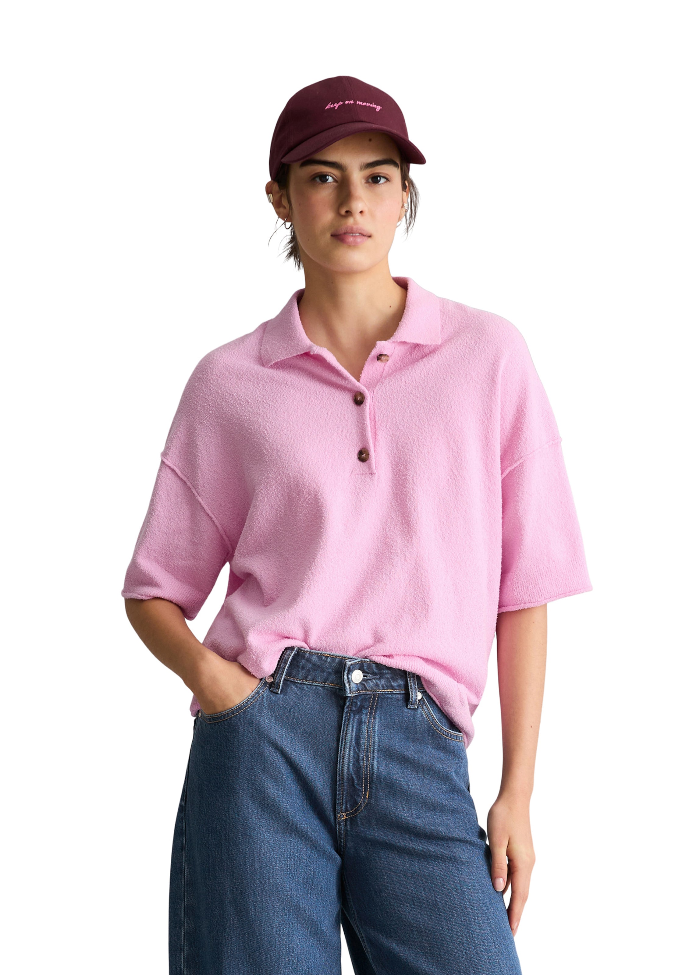 Marc O'Polo DENIM Sweater in Pink: front