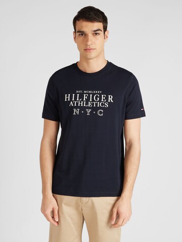 Tricou de la TOMMY HILFIGER pe albastru: față