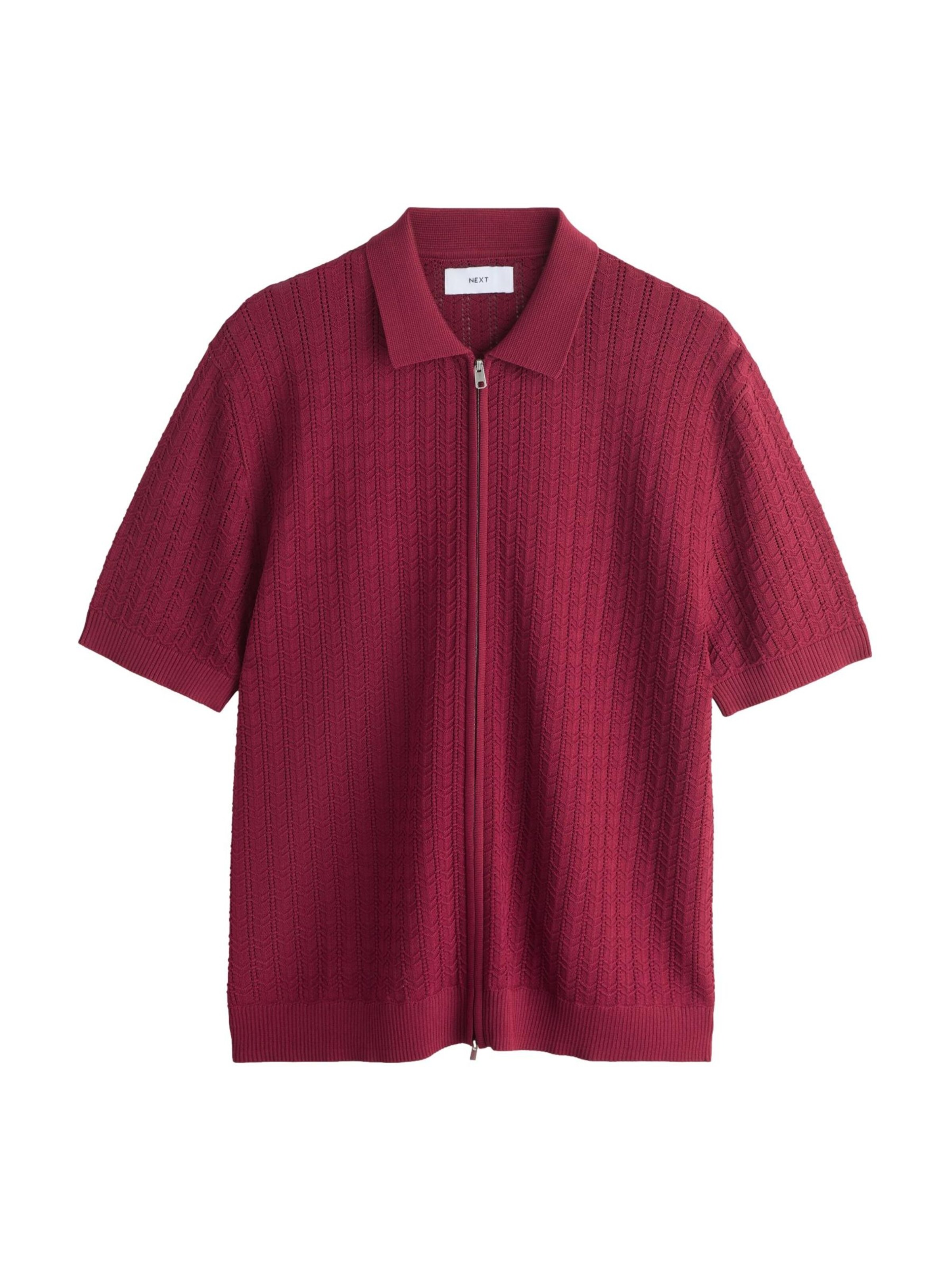 Next Strickjacke in Rot: Vorderseite