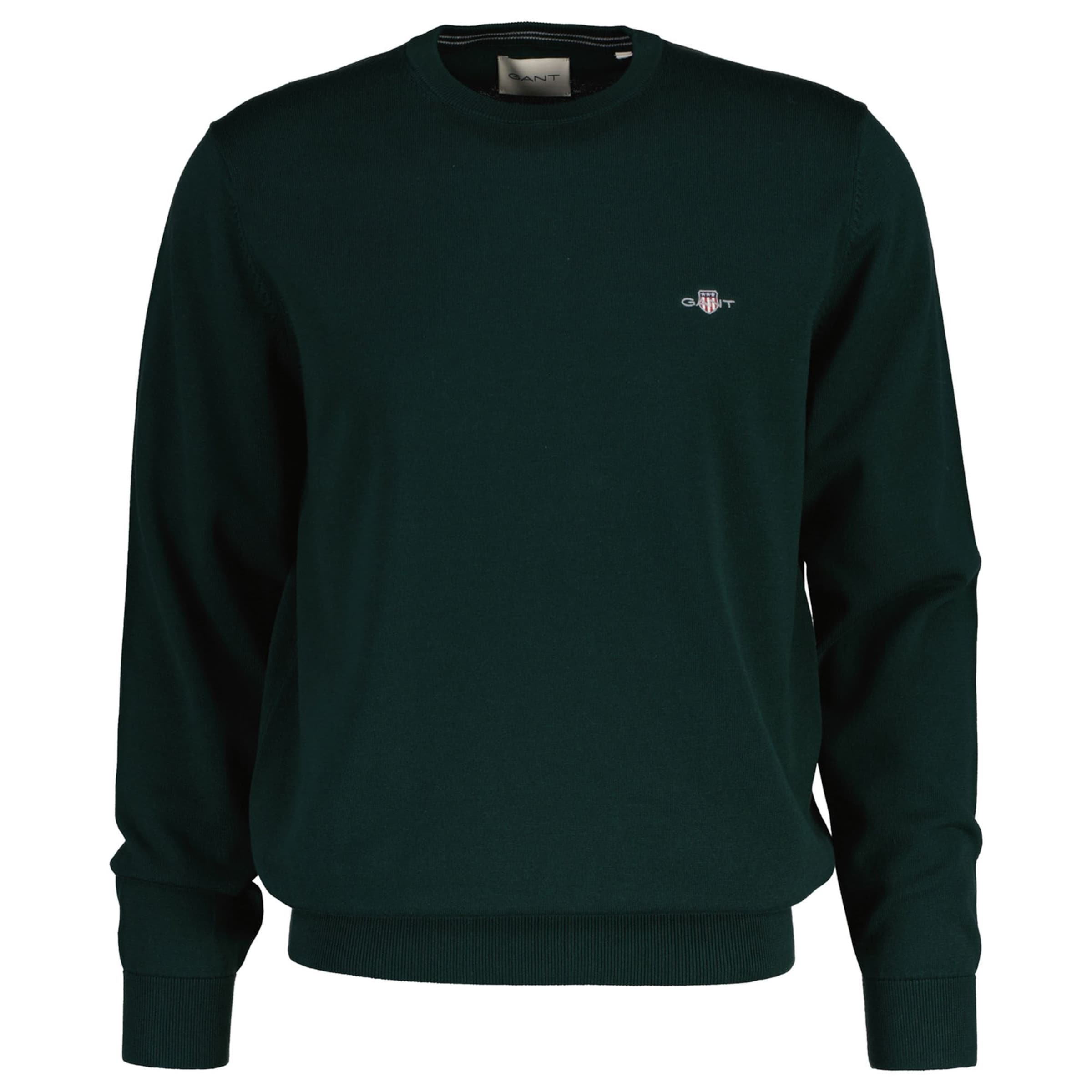 Pullover 'Classic' di GANT in verde: frontale