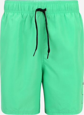 Nike Swim Athletic Swim Trunks in Green: front