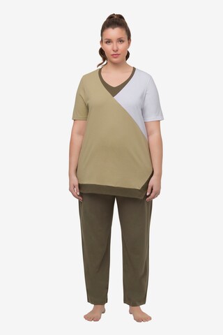 Ulla Popken Pyjama in Beige: predná strana