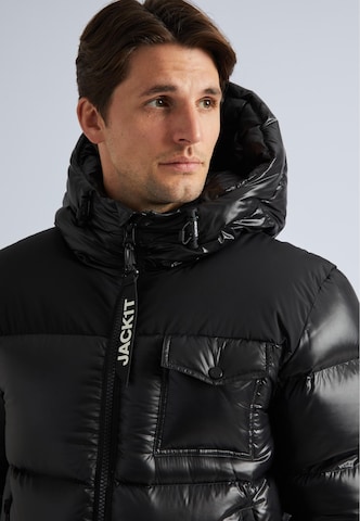 JACK1T Winter jacket 'Ghost' in Black